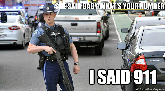 She said baby what's your number  I said 911 - She said baby what's your number  I said 911  Misc