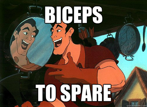 Biceps to spare   gaston