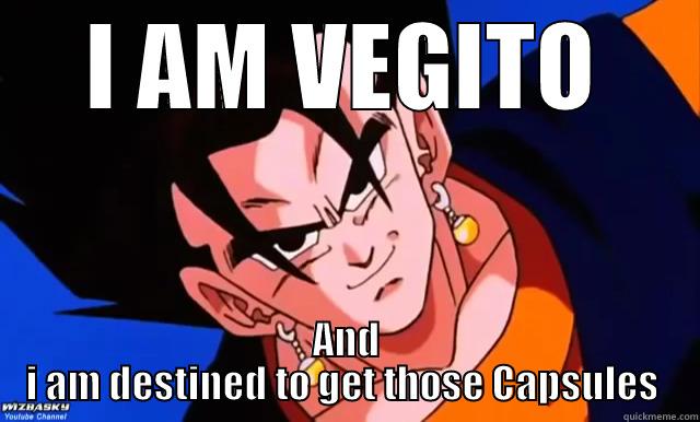 I AM VEGITO AND I AM DESTINED TO GET THOSE CAPSULES  Misc