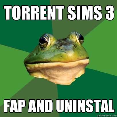 torrent sims 3 fap and uninstal - torrent sims 3 fap and uninstal  Foul Bachelor Frog