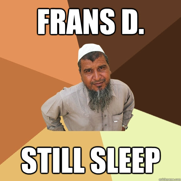 Frans D. Still sleep  Ordinary Muslim Man