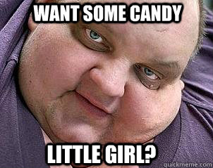 Want some candy little girl?  