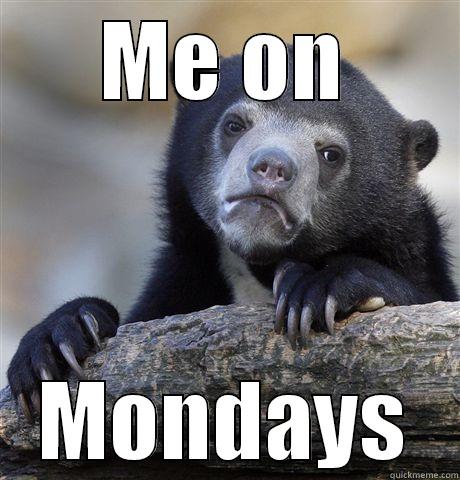 ME ON MONDAYS Confession Bear
