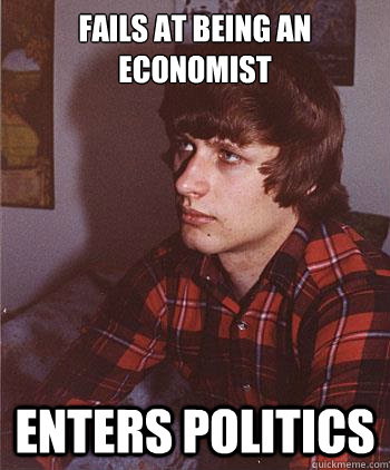 fails at being an  economist enters politics  Hipster Harper