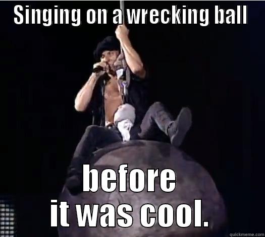 SINGING ON A WRECKING BALL BEFORE IT WAS COOL. Misc