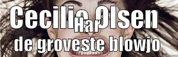 CECILIE OLSEN  HAR DE GROVESTE BLOWJOB Misc