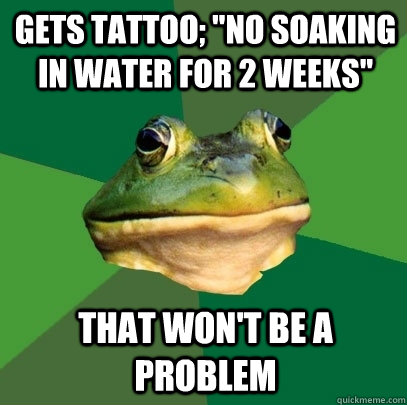 Gets tattoo; 