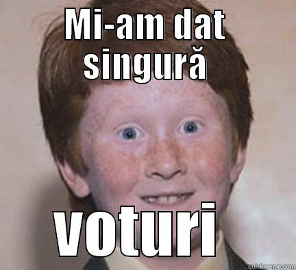 MI-AM DAT SINGURĂ VOTURI  Over Confident Ginger