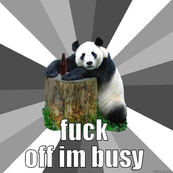  FUCK OFF IM BUSY Pickup-Line Panda