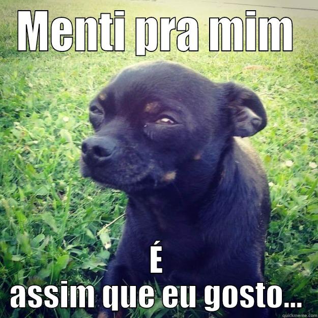 MENTI PRA MIM É ASSIM QUE EU GOSTO... Skeptical Dog