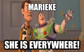 Marieke she is everywhere!  x-x everywhere