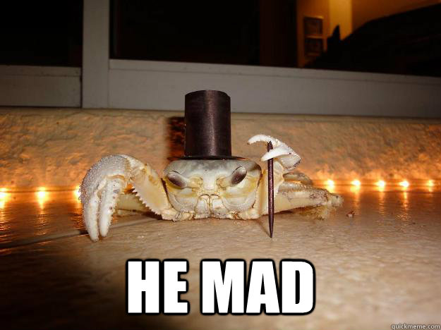  he mad  Fancy Crab