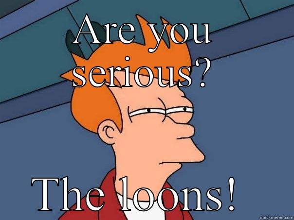 ARE YOU SERIOUS? THE LOONS!  Futurama Fry