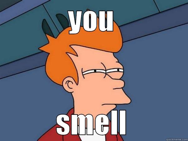 YOU SMELL Futurama Fry
