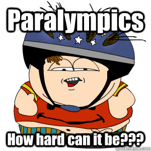 Paralympics How hard can it be???  cartman special