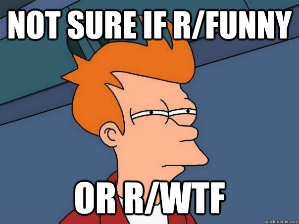 Not sure if r/funny Or r/wtf  Futurama Fry