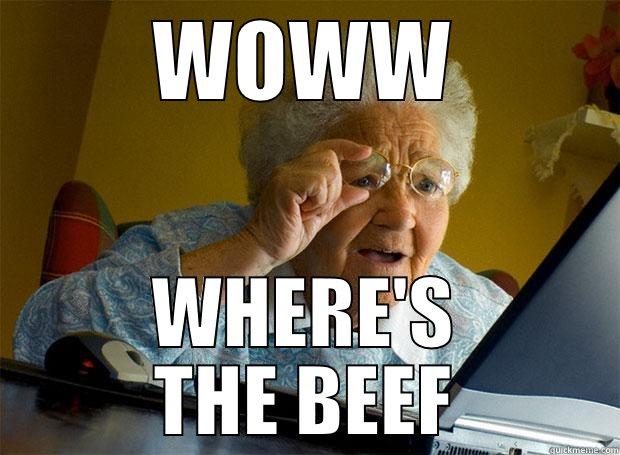 WOWW WHERE'S THE BEEF Grandma finds the Internet