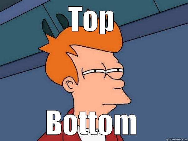 TOP BOTTOM Futurama Fry