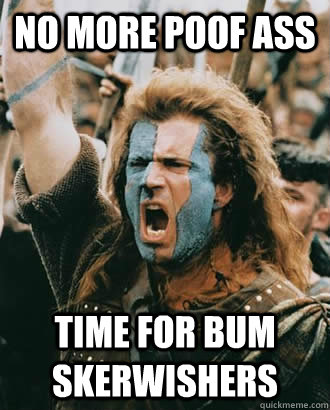 no more poof ass time for bum skerwishers  SOPA Opposer