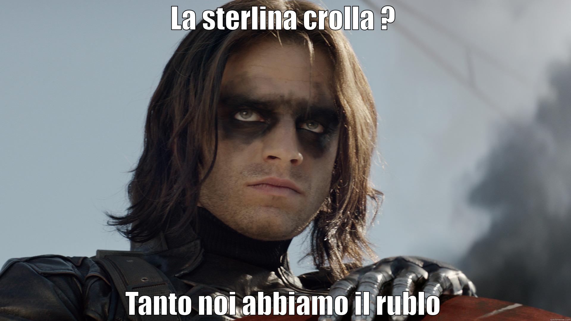 LA STERLINA CROLLA ? TANTO NOI ABBIAMO IL RUBLO Misc
