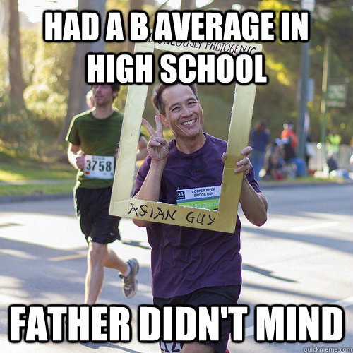 HAD A B AVERAGE IN HIGH SCHOOL FATHER DIDN'T MIND - HAD A B AVERAGE IN HIGH SCHOOL FATHER DIDN'T MIND  Misc
