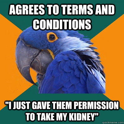 agrees to terms and conditions 