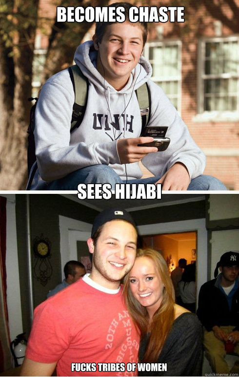 Becomes Chaste Sees Hijabi Fucks Tribes of Women  1 month later