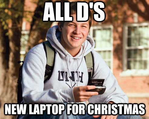 All D's New Laptop for christmas   College Freshman