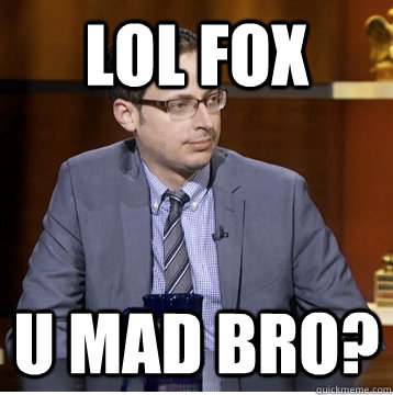 LOL FOX U MAD BRO?  Nate Silver