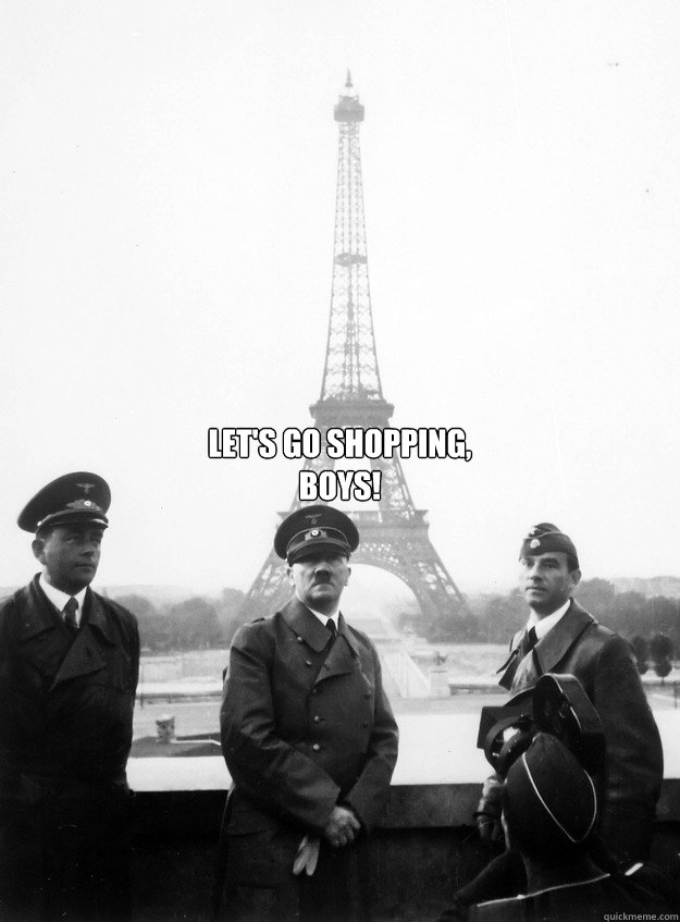 Let's go shopping, boys!  - Let's go shopping, boys!   Occupy Paris
