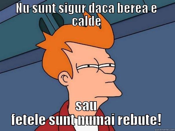NU SUNT SIGUR DACA BEREA E CALDE SAU FETELE SUNT NUMAI REBUTE! Futurama Fry