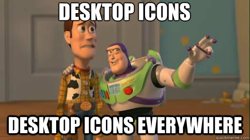 desktop icons desktop icons everywhere   Everywhere