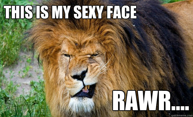 This is my sexy face Rawr.... - This is my sexy face Rawr....  Sexy Lion