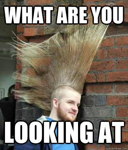 what are you looking at  Mohawk Guy