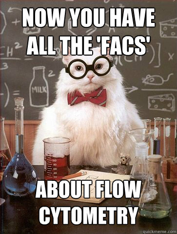 Now you have all the 'FACS'
 About Flow cytometry  Science Cat