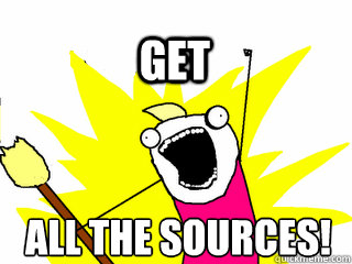 ALL THE sources! get  All The Thigns