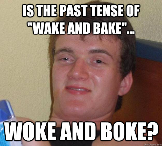 Is the past tense of 