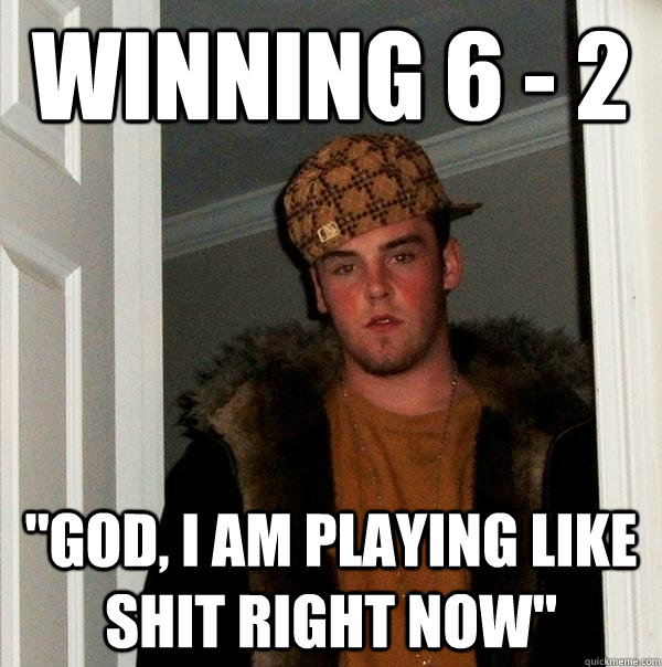 Winning 6 - 2 