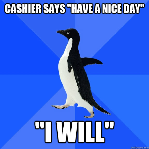 Cashier says 