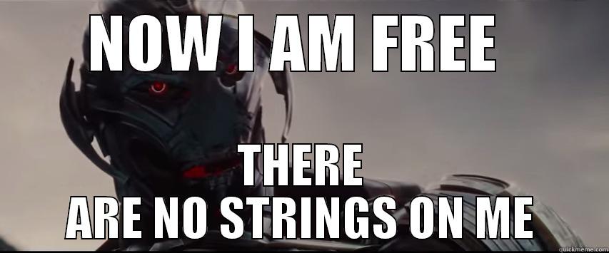 NOW I AM FREE  THERE ARE NO STRINGS ON ME Misc
