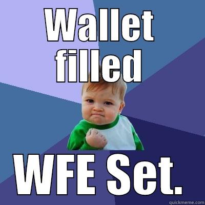 WALLET FILLED WFE SET. Success Kid