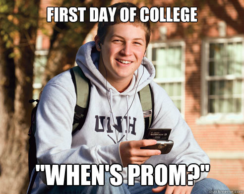 first day of college 