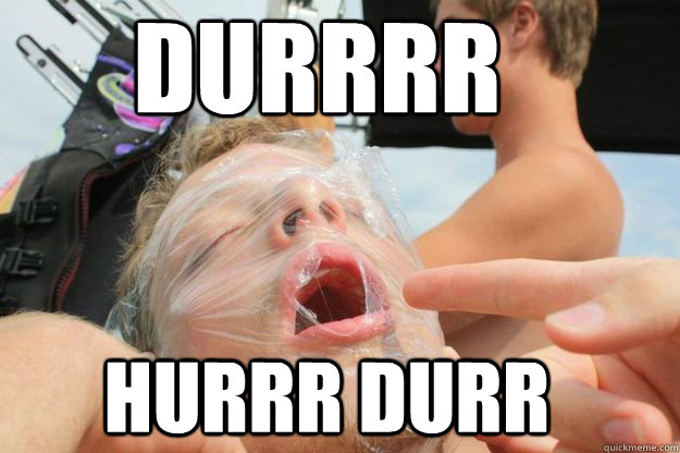 durrrr hurrr durr   durr