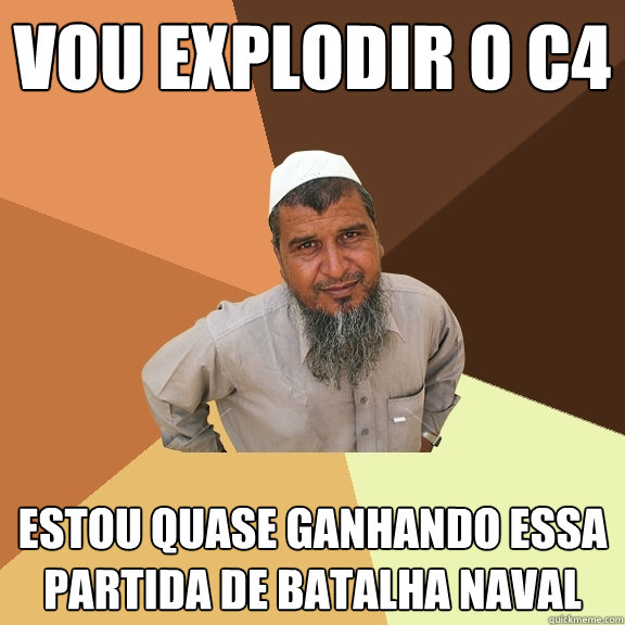 VOU EXPLODIR O C4 estou quase ganhando essa partida de batalha naval  Ordinary Muslim Man