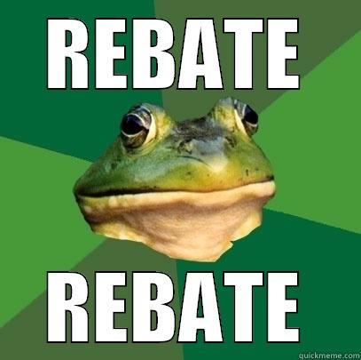 REBATE REBATE Foul Bachelor Frog