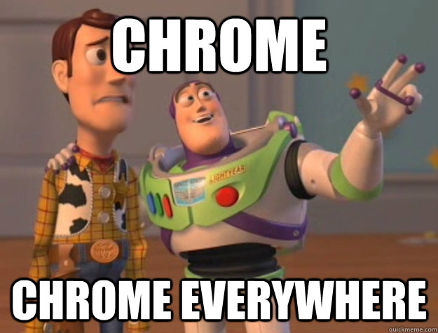 CHROME CHROME EVERYWHERE - CHROME CHROME EVERYWHERE  Buzz Lightyear