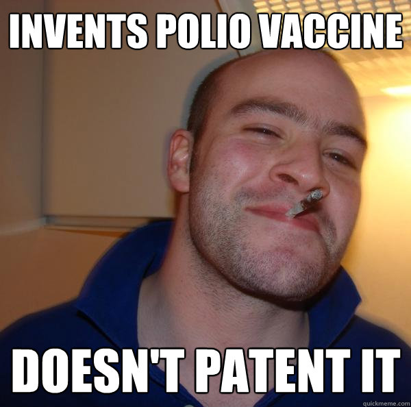 invents polio vaccine doesn't patent it - invents polio vaccine doesn't patent it  Misc