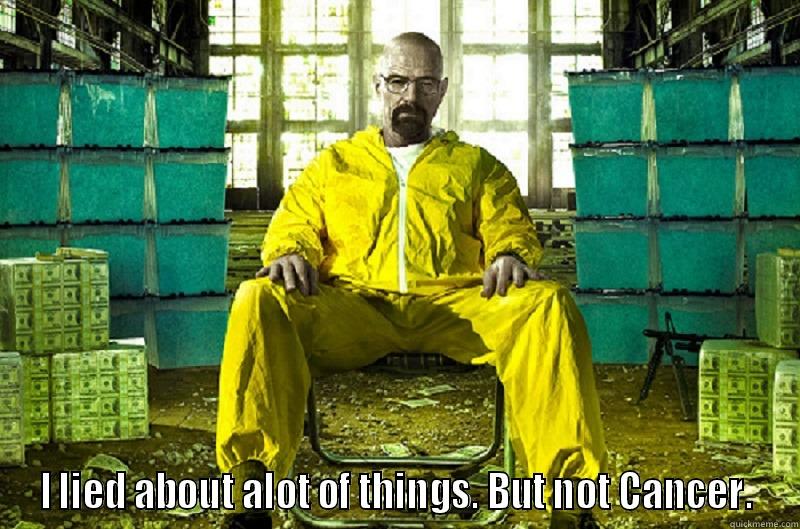  I LIED ABOUT ALOT OF THINGS. BUT NOT CANCER. Misc