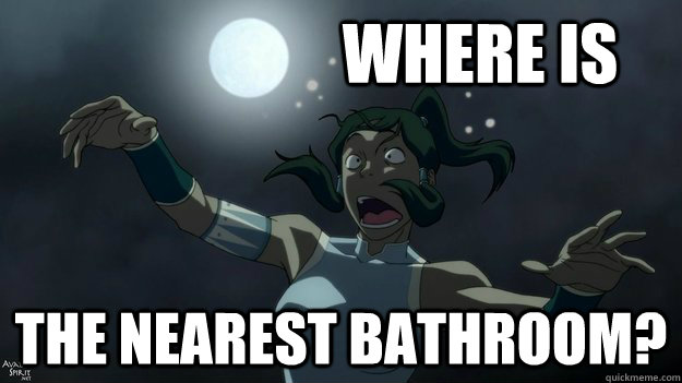 Where is The nearest bathroom? - Where is The nearest bathroom?  Misc