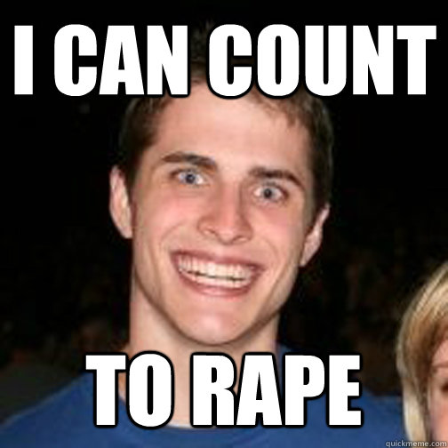 i can count to rape  